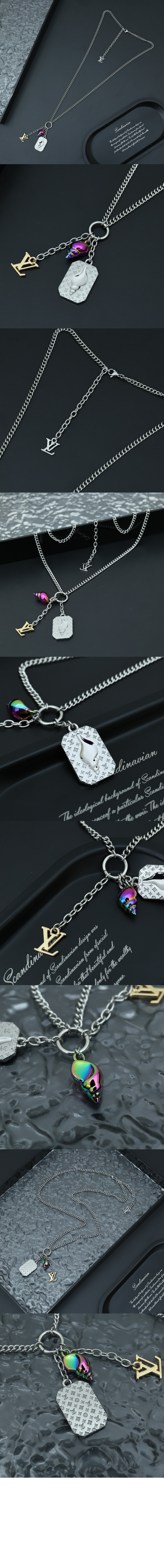 루이비통 SHELL 목걸이 M01495