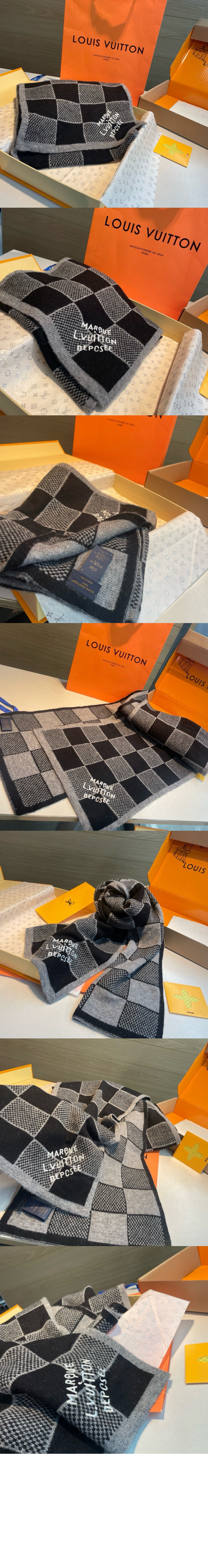 루이비통 다미에 헤리티지 스카프 M92664