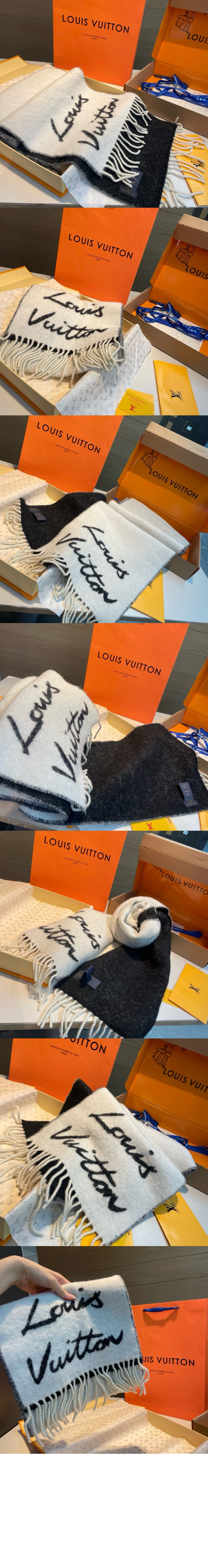 루이비통 플러피그램 스카프 M92527