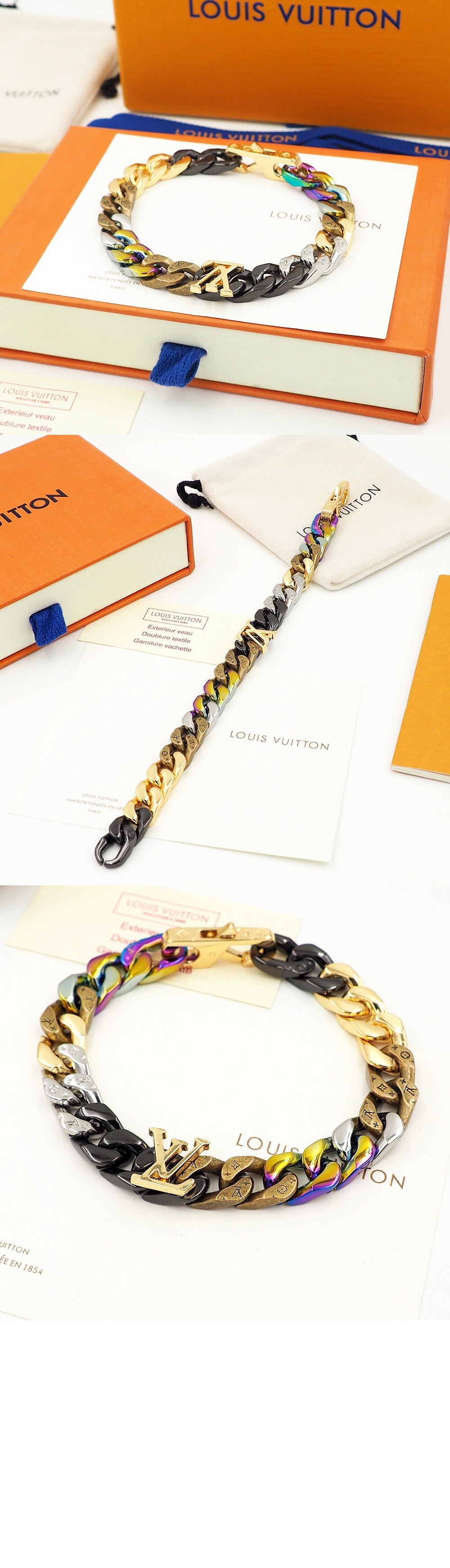 루이비통 모노그램 체인 팔찌 M69464