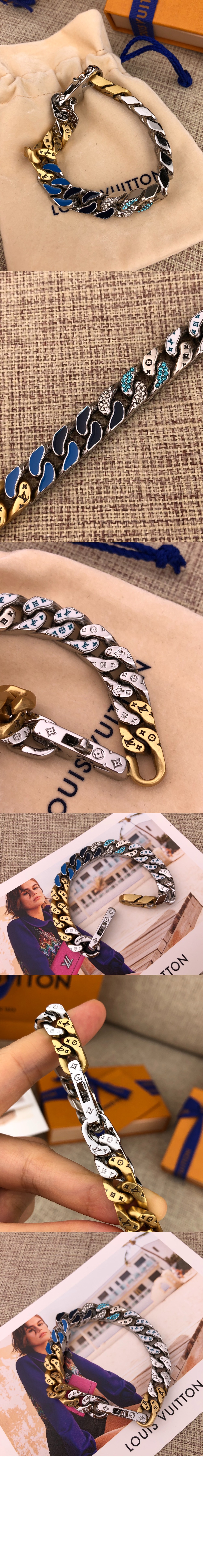 루이비통 파라다이스 체인 팔찌 M68260