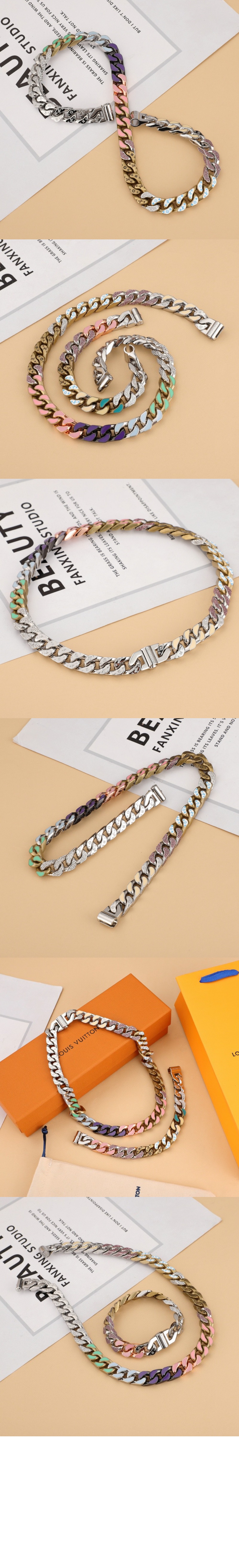 루이비통 파라다이스 체인 목걸이 M68259