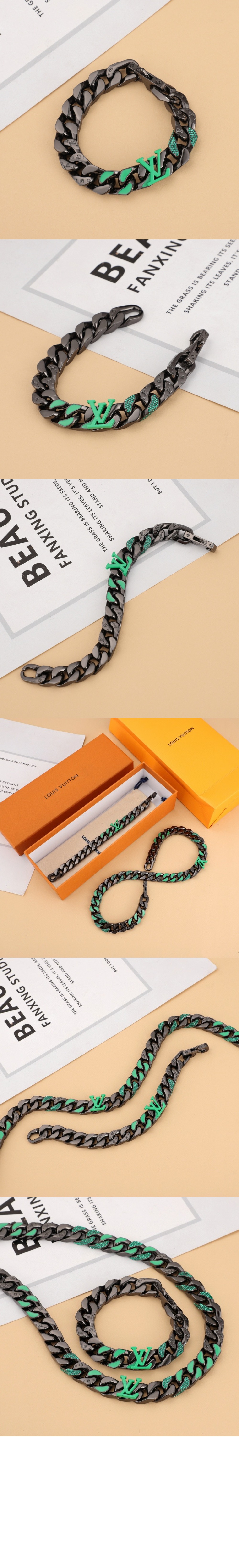 루이비통 2054 체인 링크 팔찌 MP2854