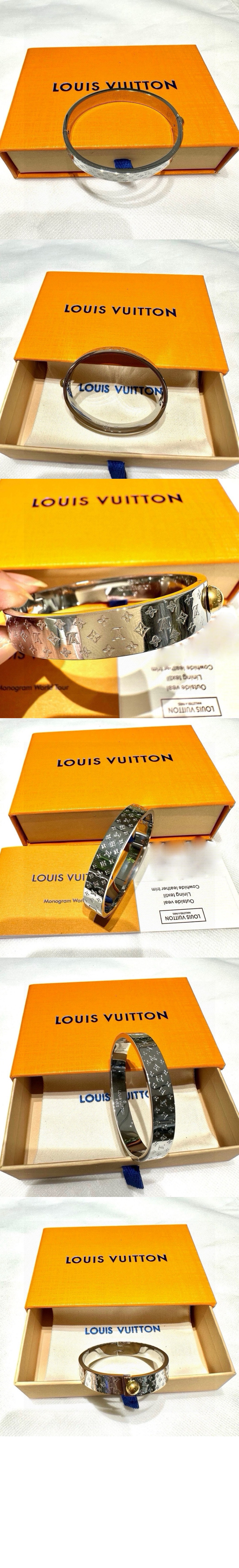 루이비통 나노그램 커프형 팔찌 M00249