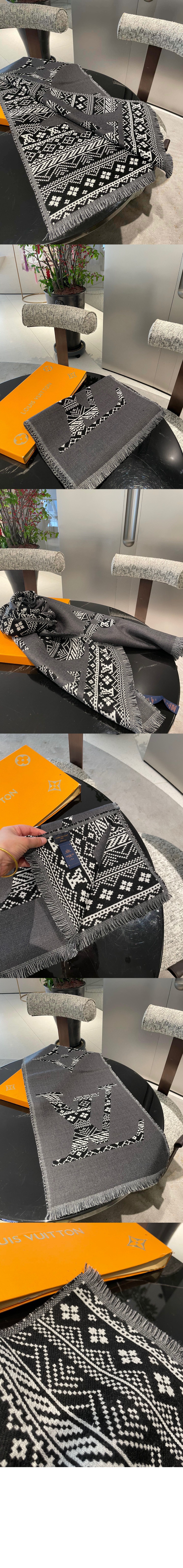 루이비통 케이블 스카프 M77947