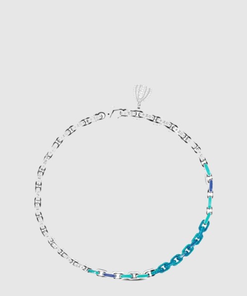 루이비통 모노그램 체인 목걸이 M01095