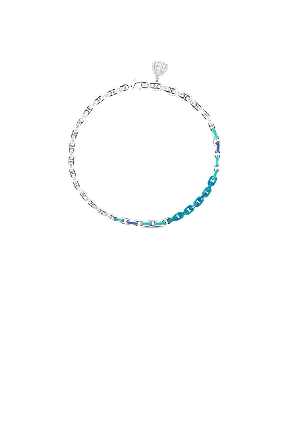 루이비통 모노그램 체인 목걸이 M01095