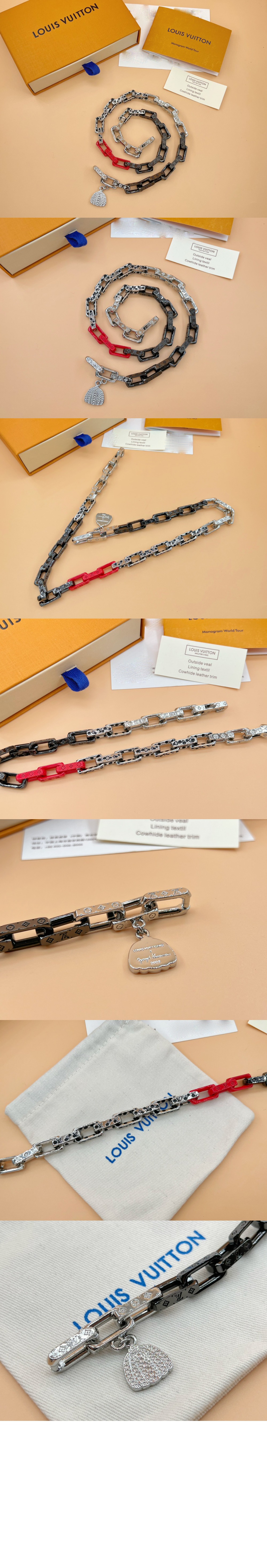 루이비통 모노그램 체인 목걸이 M01087