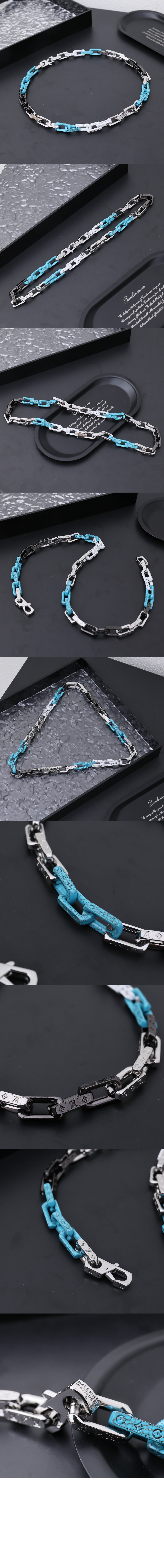 루이비통 모노그램 체인 목걸이 M01293