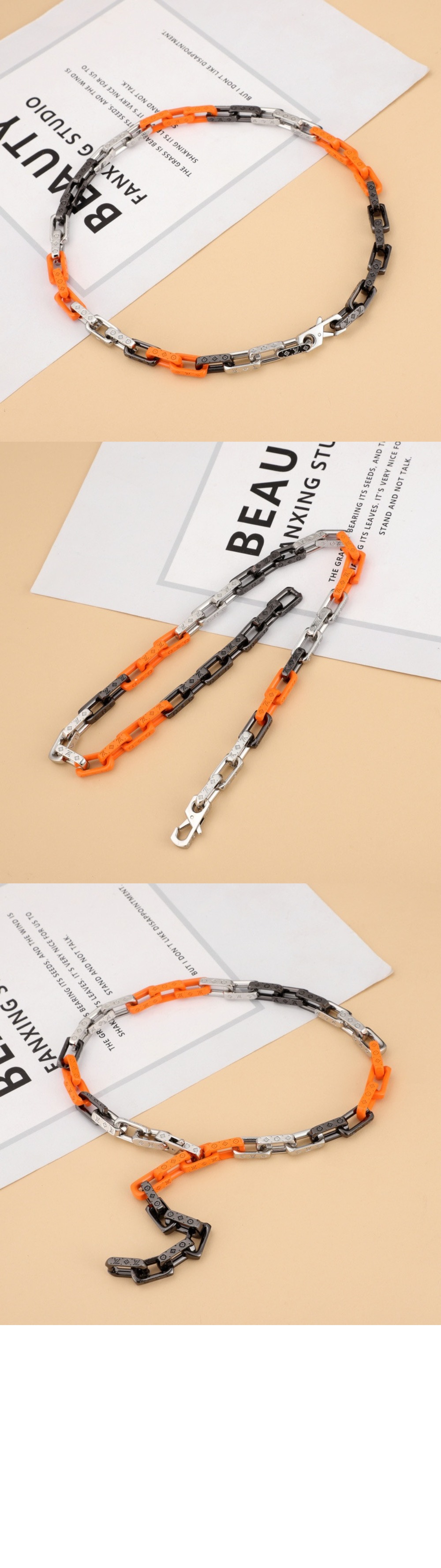 루이비통 모노그램 체인 목걸이 MP3142