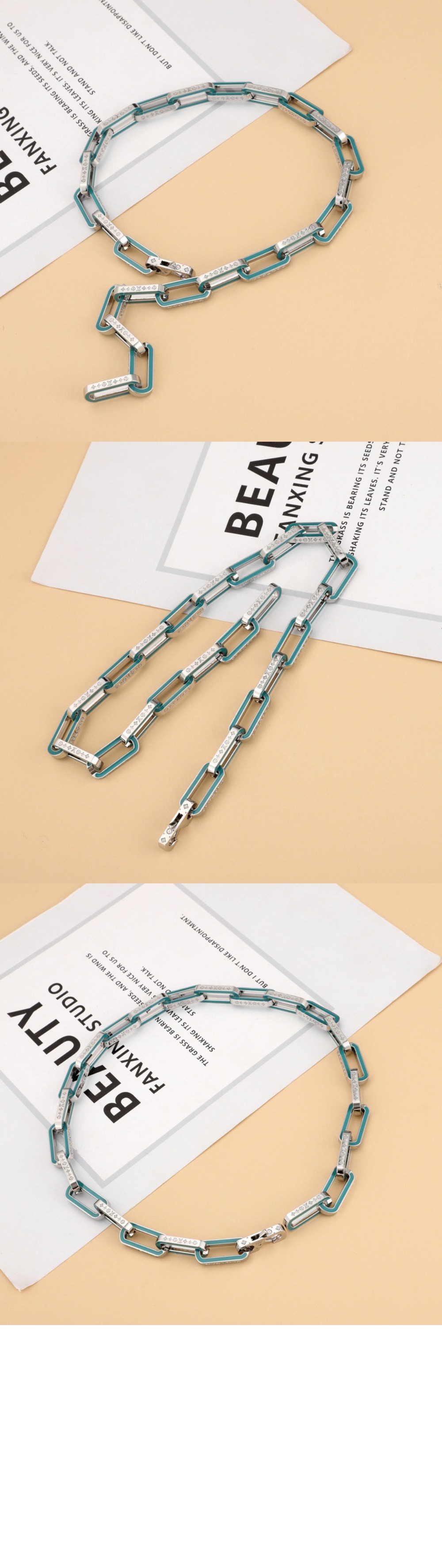 루이비통 모노그램 체인 목걸이 M80194