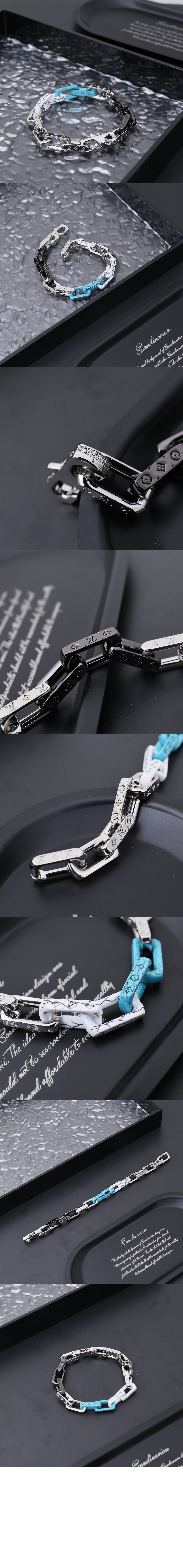 루이비통 모노그램 체인 팔찌 M1042M