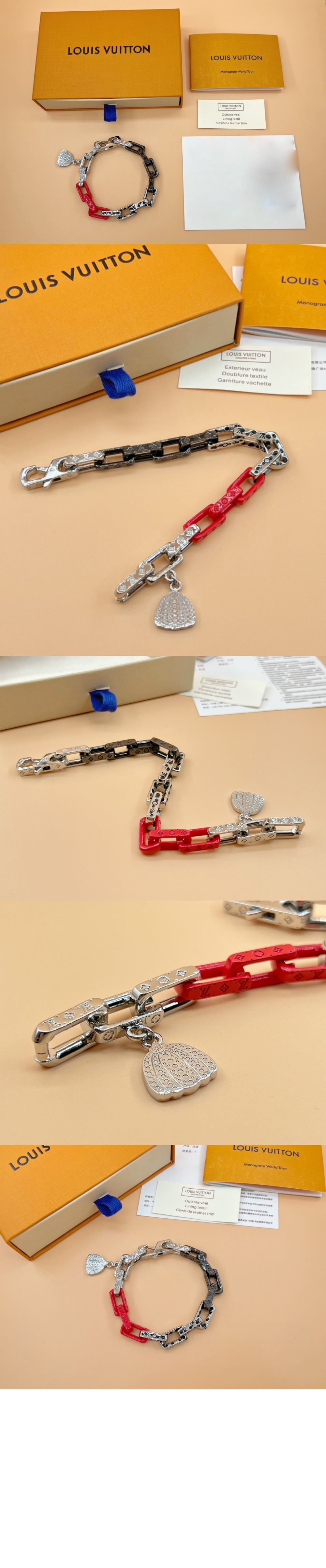 루이비통 모노그램 체인 팔찌 M0976M