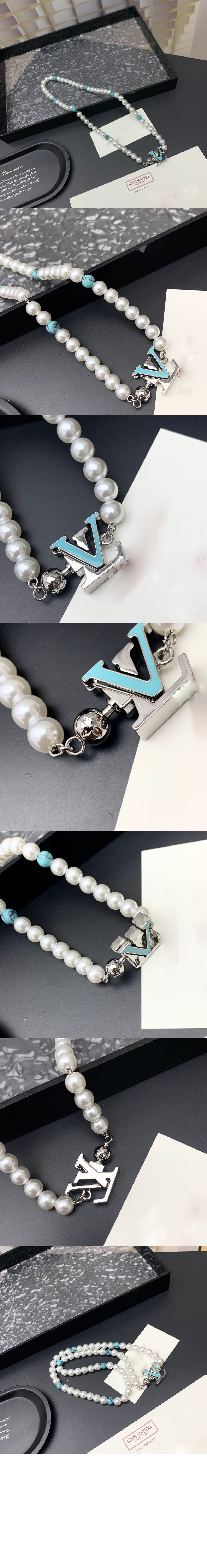 루이비통 터콰이즈 로데오 목걸이 M02058