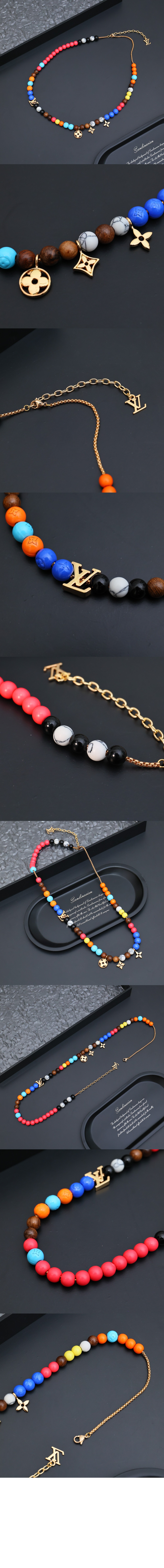 루이비통 비즈 목걸이 M01891