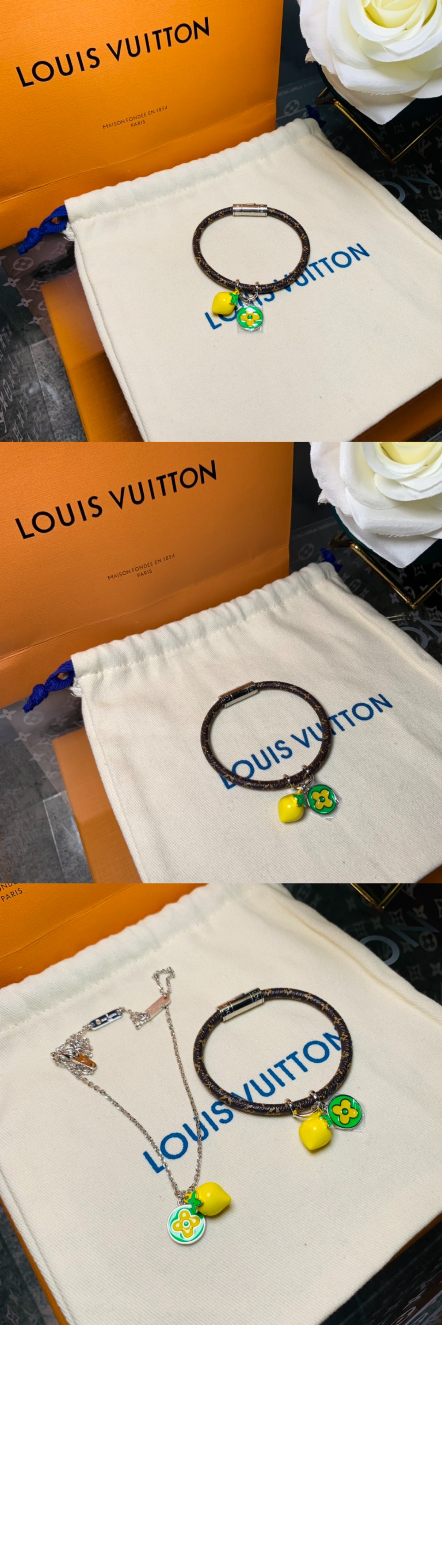 루이비통 행 잇 프루츠 팔찌 M0847E