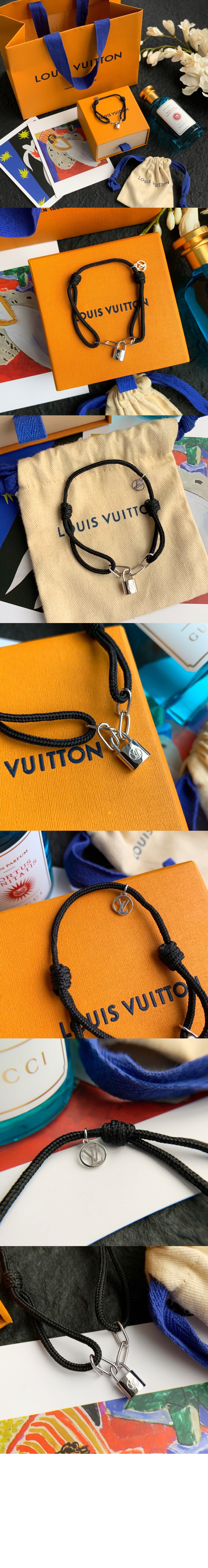 루이비통 아블로 콜라보 락킷 팔찌 Q95864