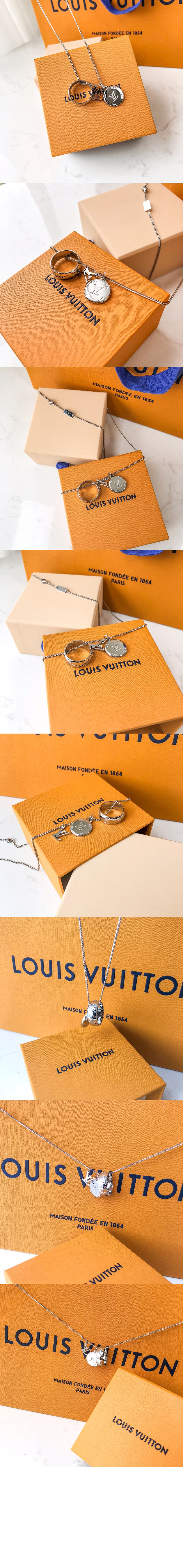 루이비통 모노그램 참스 목걸이 M62485