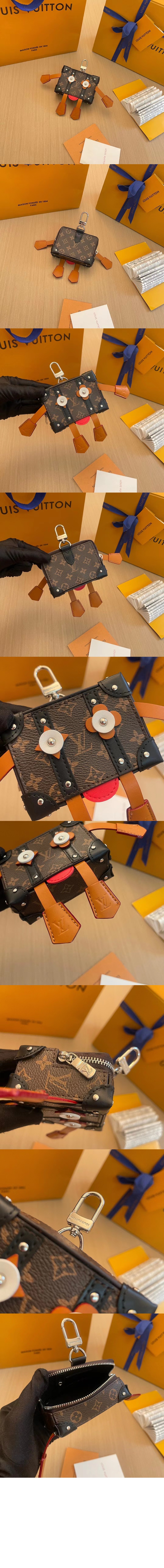 루이비통 미스터 트렁크 키 홀더 & 백 참 M01201