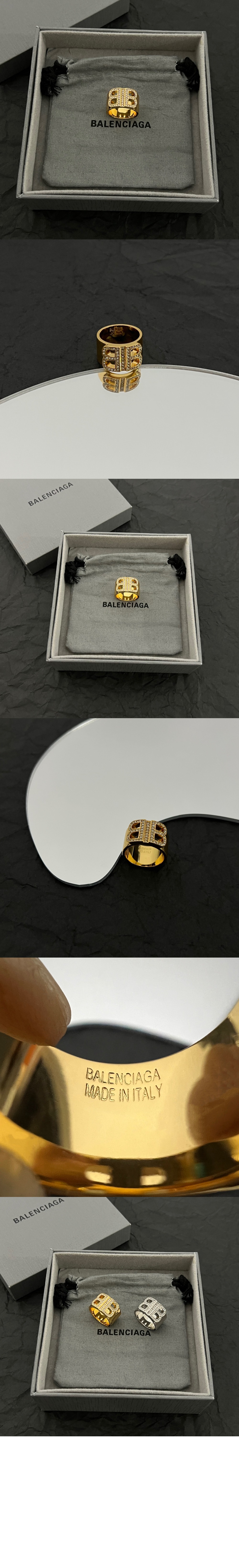 발렌시아가 B 체인 반지 718730