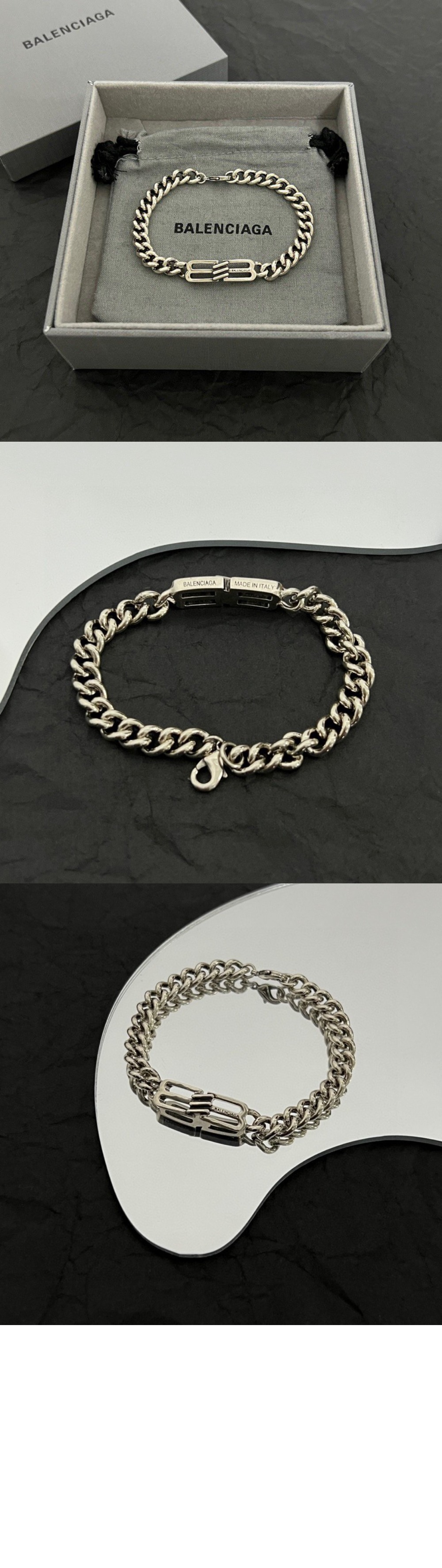 발렌시아가 Bb 아이콘 구르메트 브레이슬릿 718493