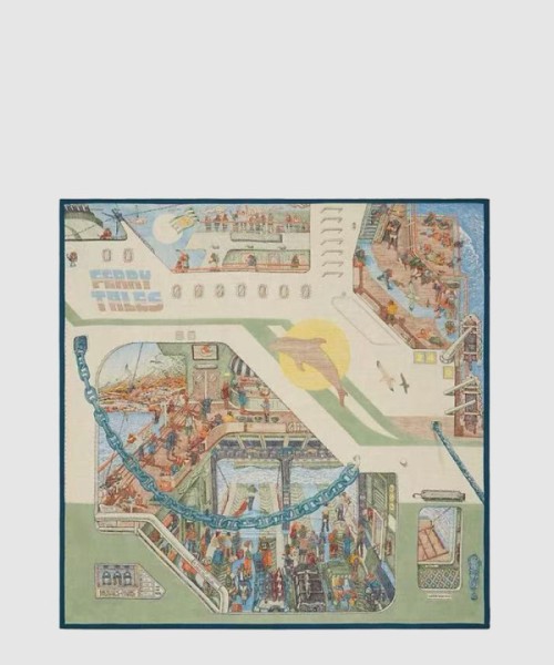 에르메스 Ferry Tales 숄 140