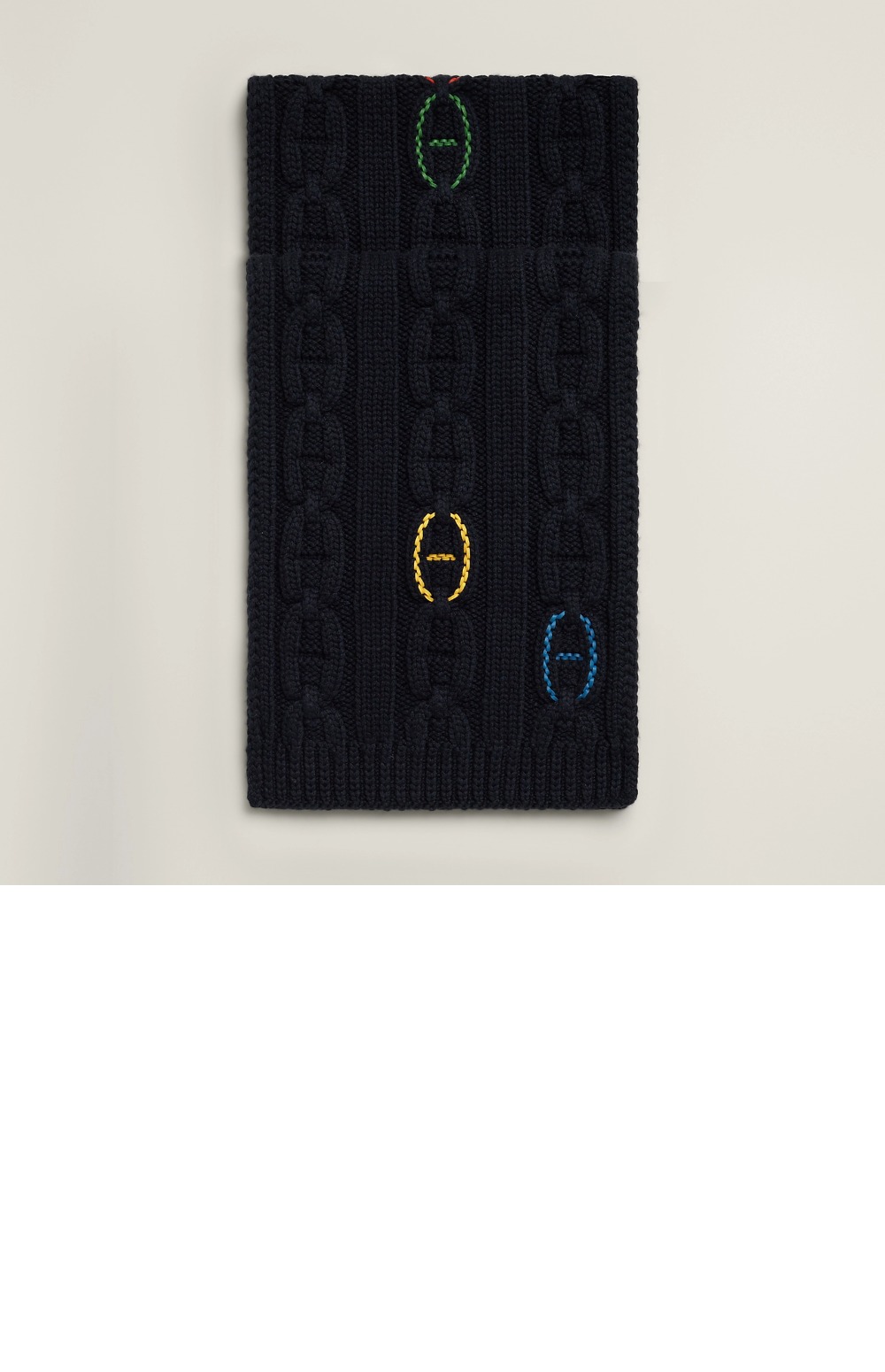 에르메스 Tri-Maillon Details Cuir 머플러