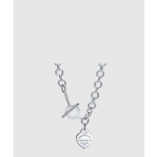 티파니앤코 하트 태그 목걸이