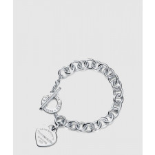 티파니앤코 하트 태그 토글 브레이슬릿