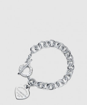 티파니앤코 하트 태그 토글 브레이슬릿