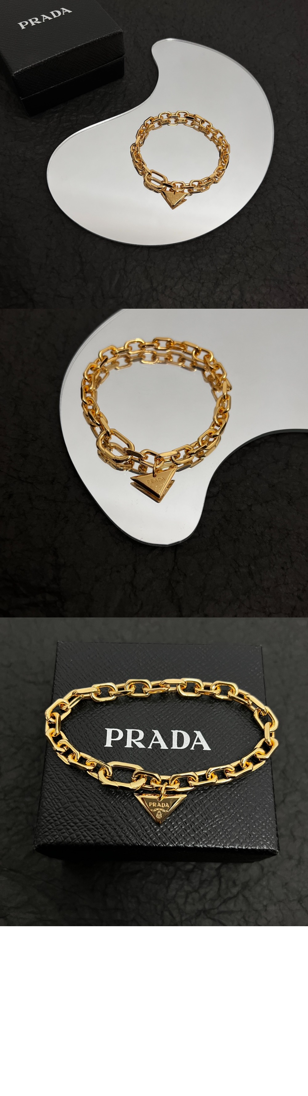 프라다 체인 보석 브레이슬릿 2JB315