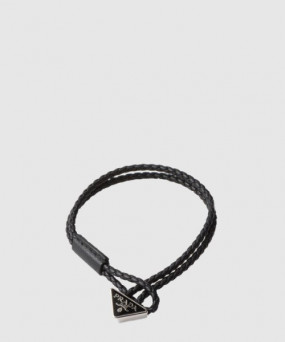 프라다 브레이디드 나파 가죽 브레이슬릿 2IB288