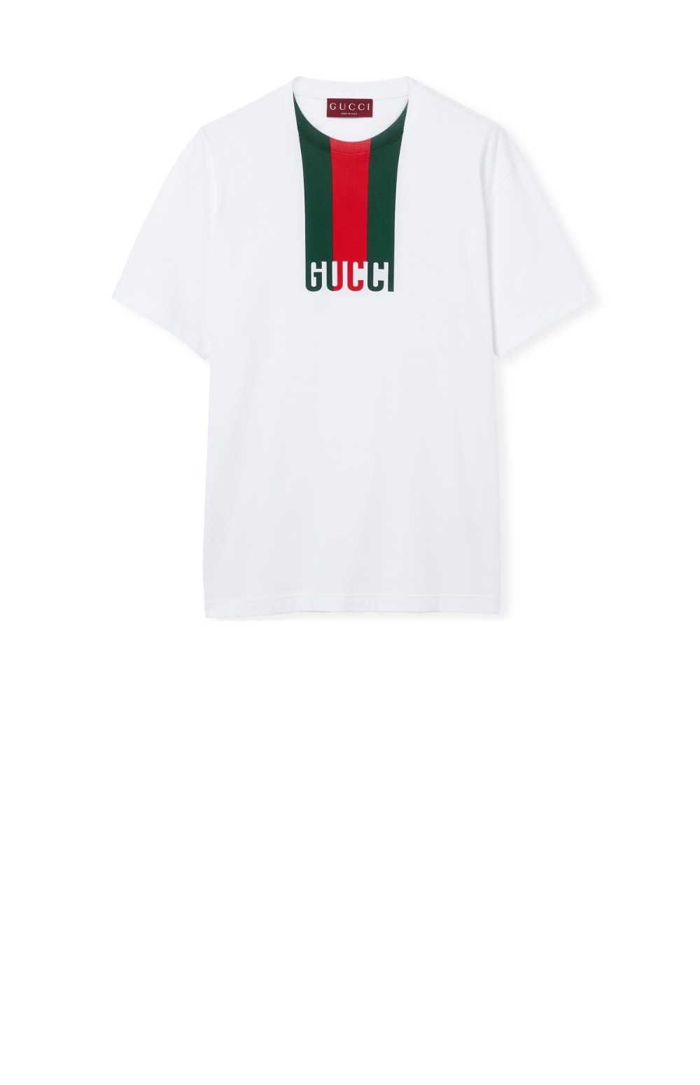 구찌 코튼 저지 티셔츠