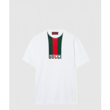 구찌 코튼 저지 티셔츠