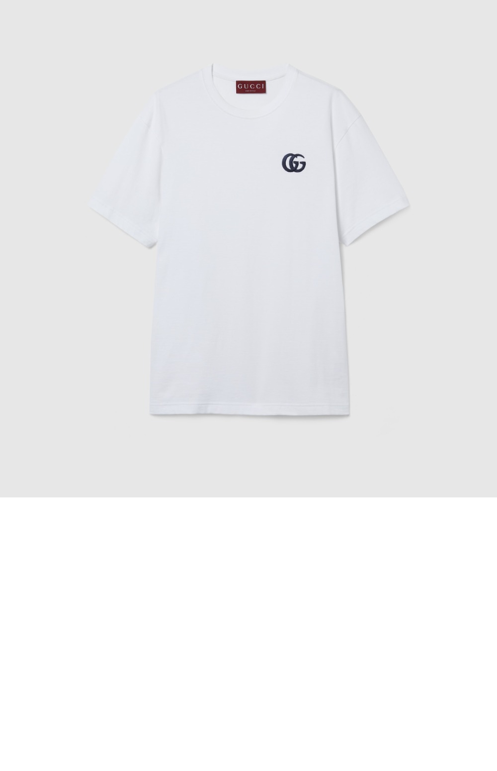 구찌 코튼 저지 티셔츠