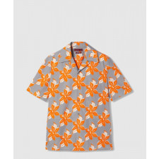 구찌 프린트 코튼 포플린 셔츠