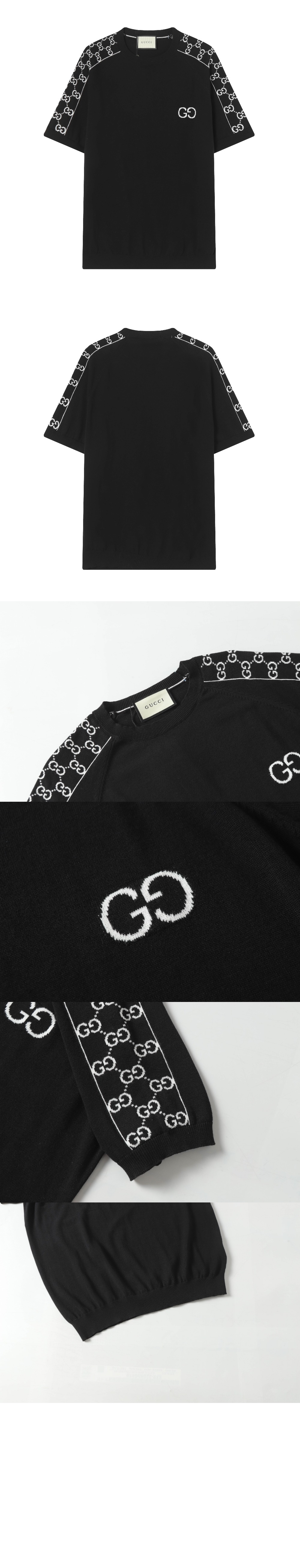 구찌 로고 프린트 반팔