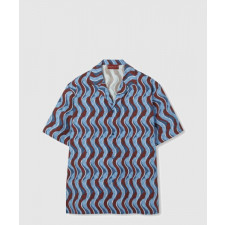 구찌 프린트 코튼 셔츠