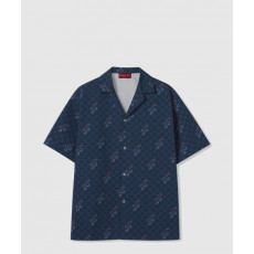 구찌 셀렉션 프린트 코튼 셔츠