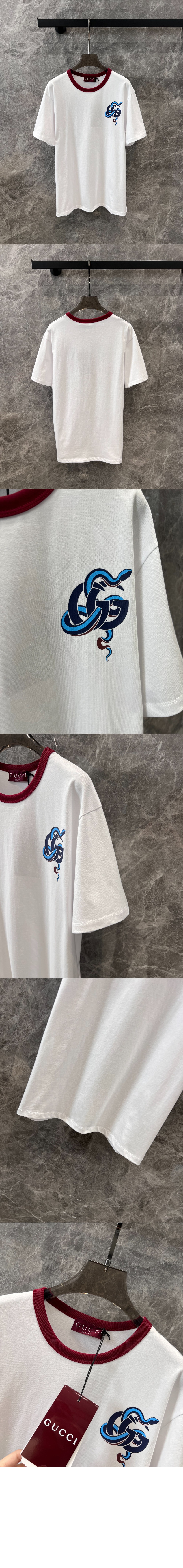 구찌 로고 프린트 반팔