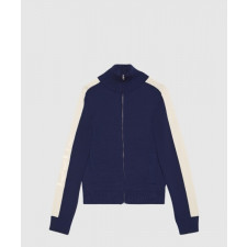 구찌 코튼 니트 지퍼 봄버 자켓