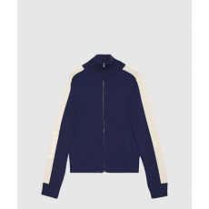 구찌 코튼 니트 지퍼 봄버 자켓