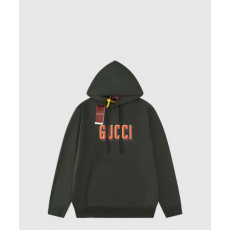 구찌 로고 프린트 코튼 후디