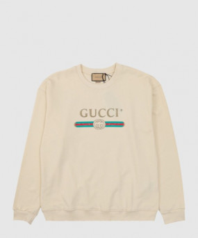 구찌 플라워 코튼 톱