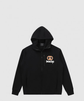 구찌 집업 후드 레귤러 핏