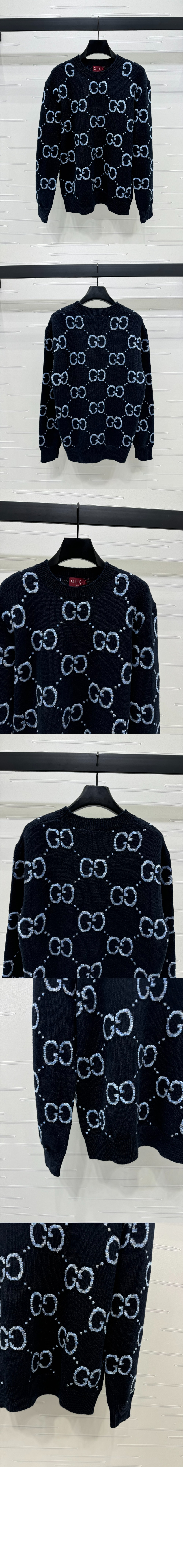 구찌 GG 인타르시아 울 스웨터