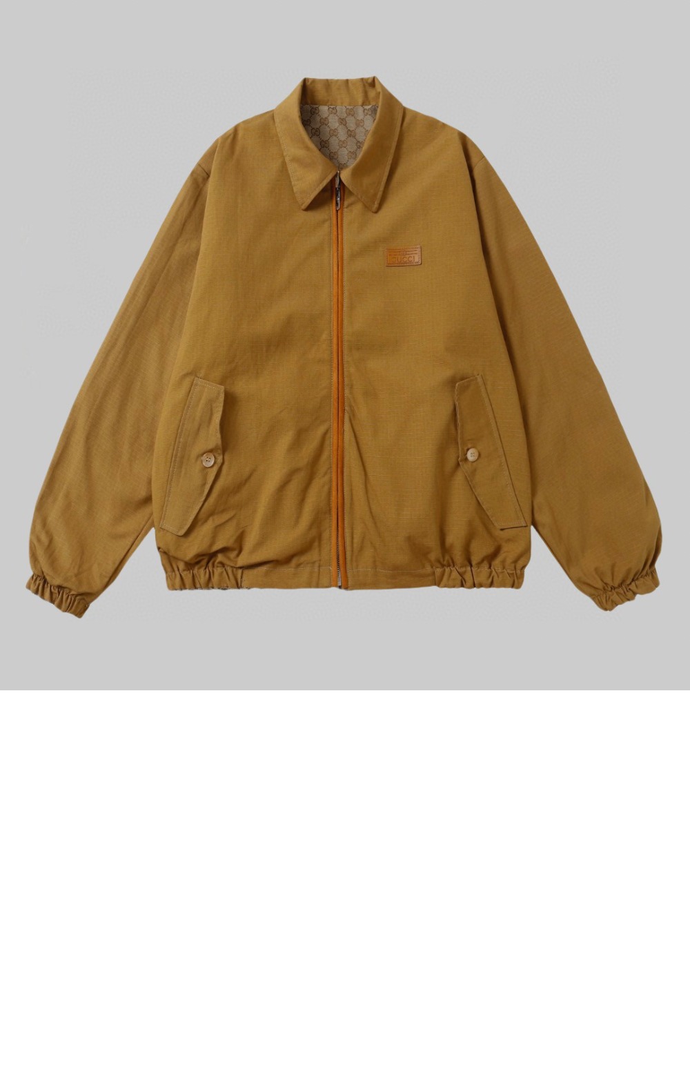 구찌 로고 집업 자켓