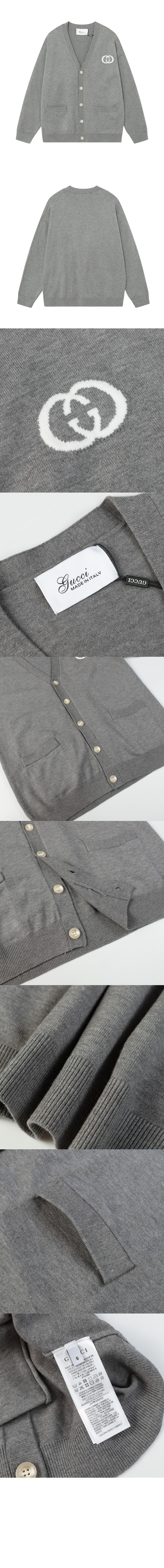 구찌 울 가디건