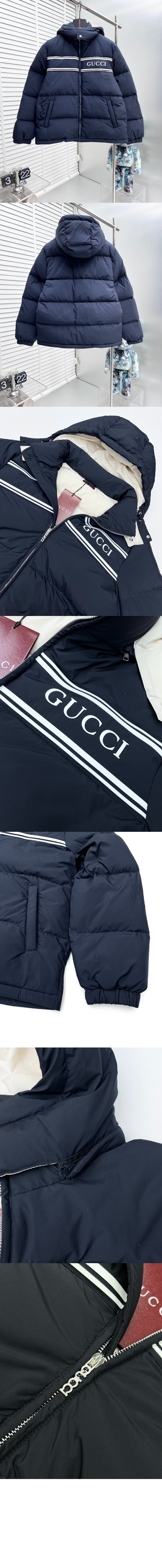 구찌 나일론 푸퍼 재킷