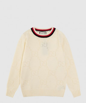 구찌 천공 GG 코튼 스웨터